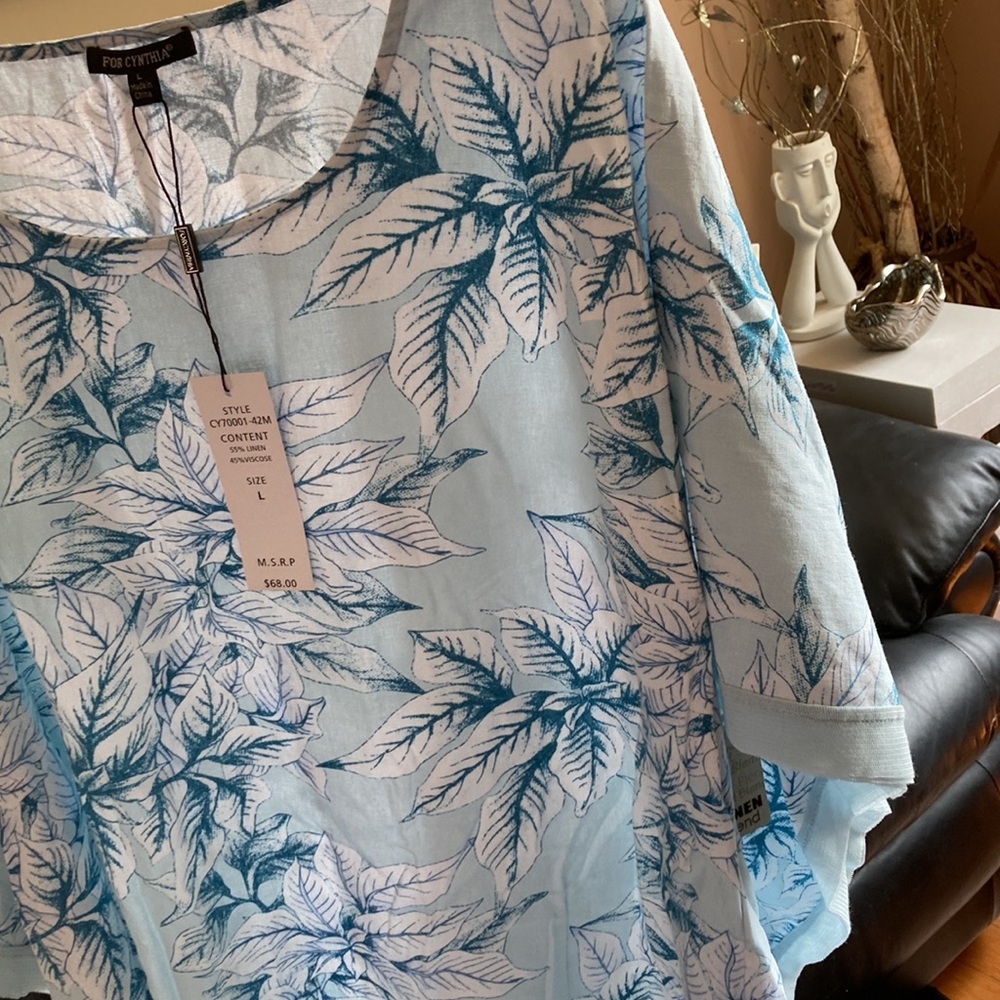 Linen blend top - Picture 5 of 6